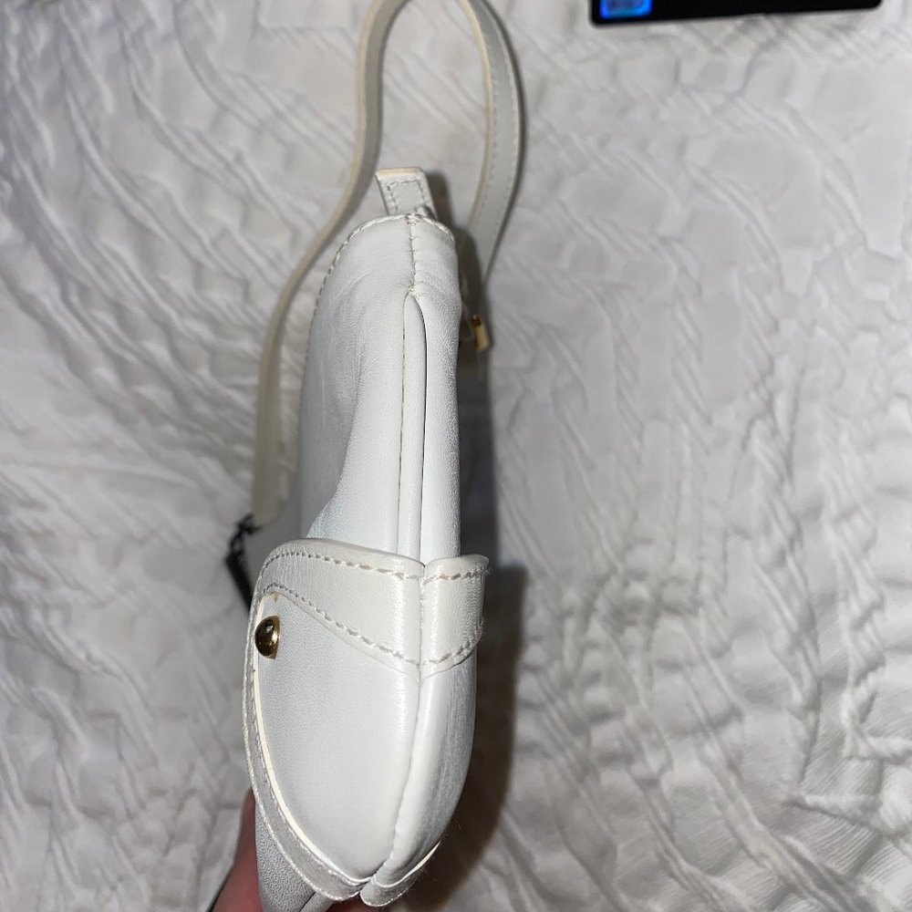DOLCE & GABBANA white leather mini shoulder bag - Picture 8 of 14